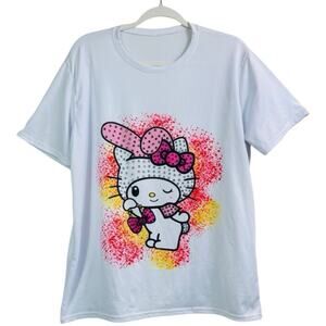 Melody White Pink Yellow Beaded Top